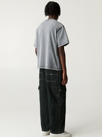 Pull&Bear Baggy Cargo jeans in Black