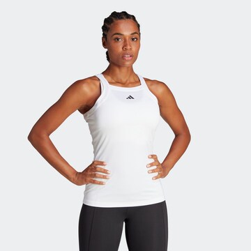 ADIDAS PERFORMANCE Sporttop 'Essentials' in Weiß: predná strana