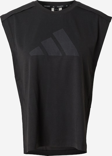 ADIDAS PERFORMANCE Sports top 'Power' in Grey / Black, Item view