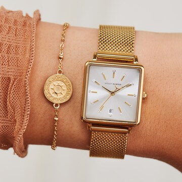 Violet Hamden Analog Watch in Gold