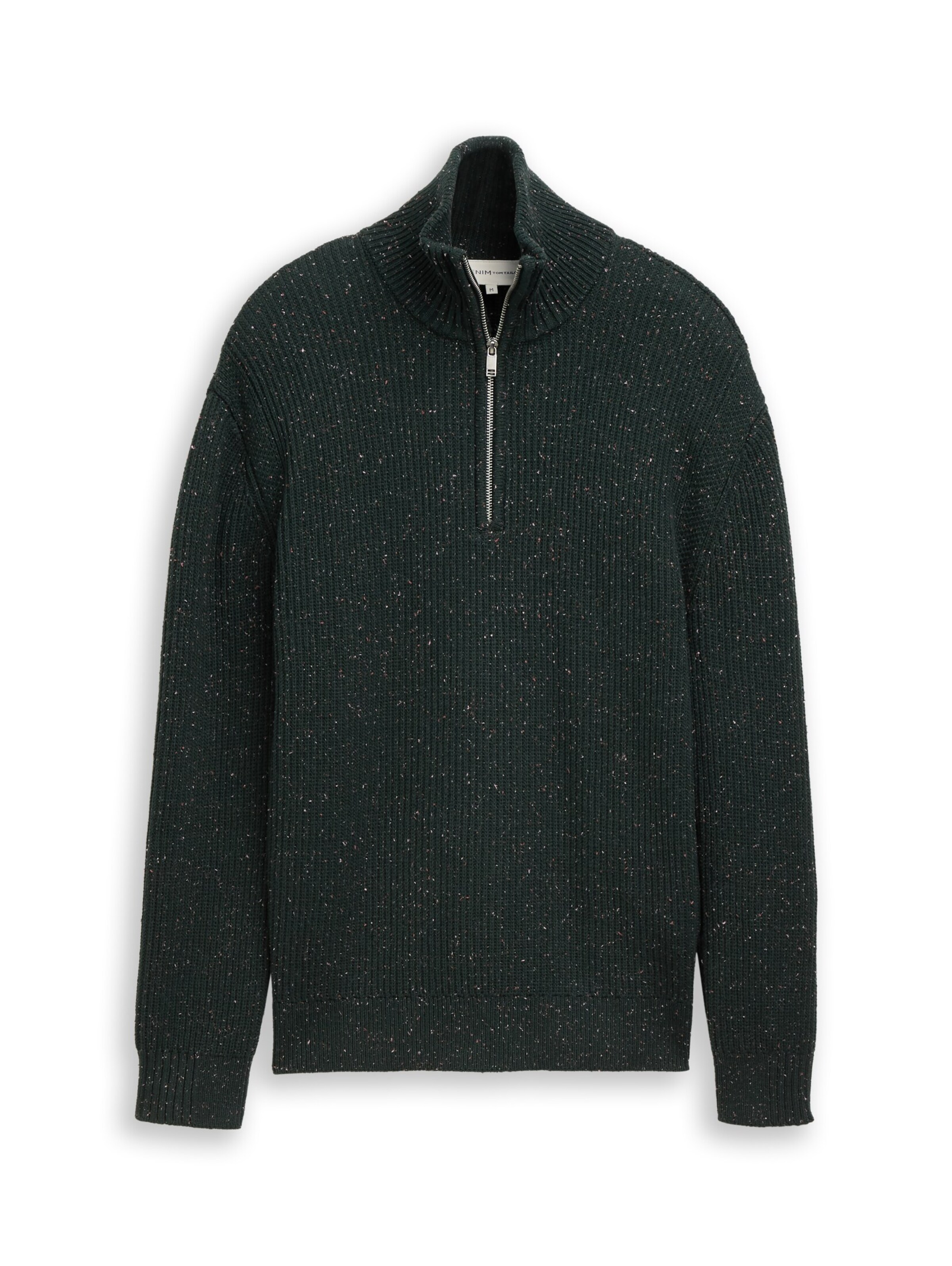 Pull-over TOM TAILOR DENIM en vert : devant