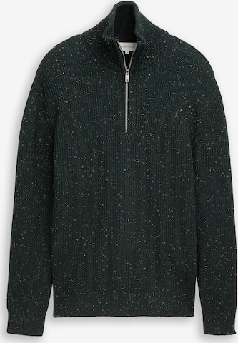 Pull-over TOM TAILOR DENIM en vert : devant