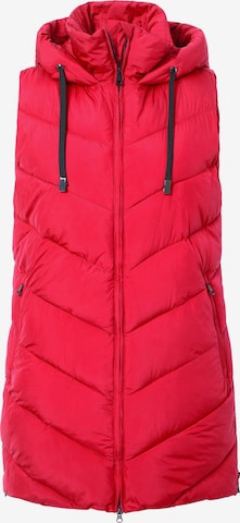 Gilet Ulla Popken en rouge : devant