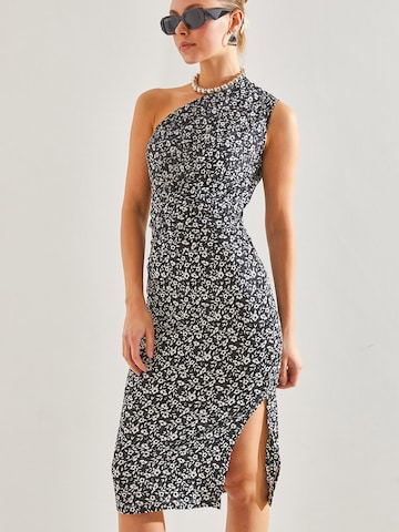 Robe Bianco Lucci en noir : devant