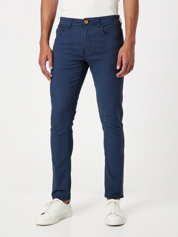 BLEND - Slimfit Pantalón 'Edford' en azul: frente