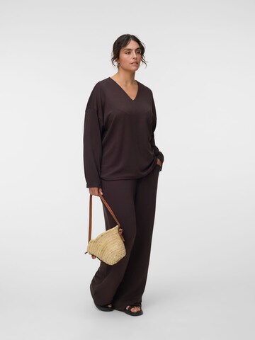 Wide Leg Pantalon 'VMChali' Vero Moda Curve en marron