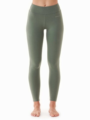 Organication Skinny Leggings in Grün: Vorderseite