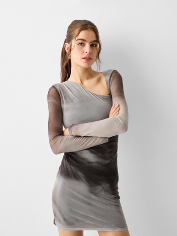 Bershka Dress in Grey: front