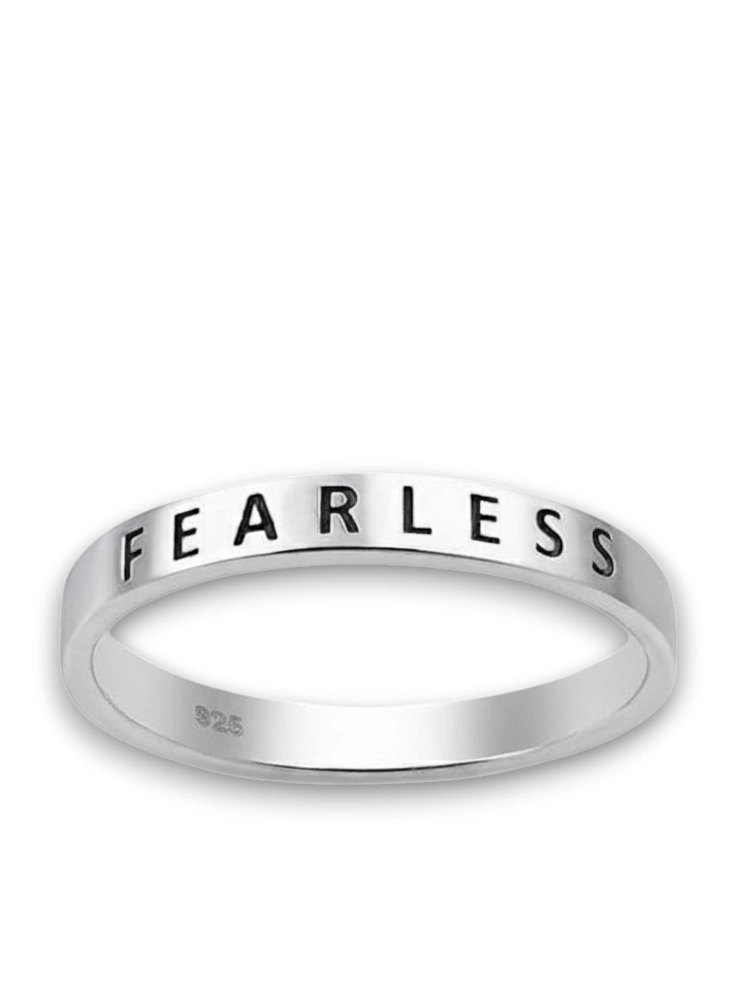 La Moda Me Ring 'Motivation - Sterling Silver Inspirational Ring'‌‌‌‌‌‌‌‌‌ in silber, Produktansicht