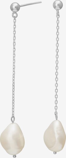 Nordahl Jewellery Ohrringe 'Baroque52' in silber / weiß, Produktansicht