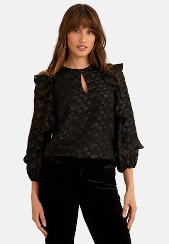 love & roses Bluza | črna barva: sprednja stran