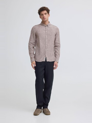 Casual Friday Regular fit Button Up Shirt ' CFAnton ' in Brown