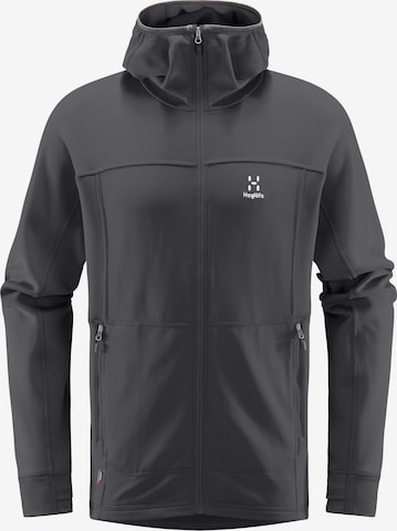 Haglöfs Athletic Fleece Jacket 'Betula' in Grey: front