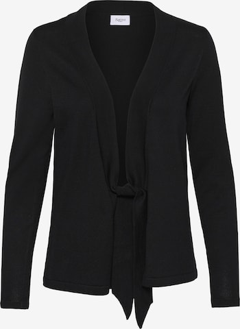 SAINT TROPEZ - Cárdigan en negro: frente