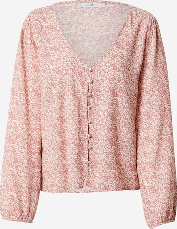 Hailys Blouse in Roze: voorkant