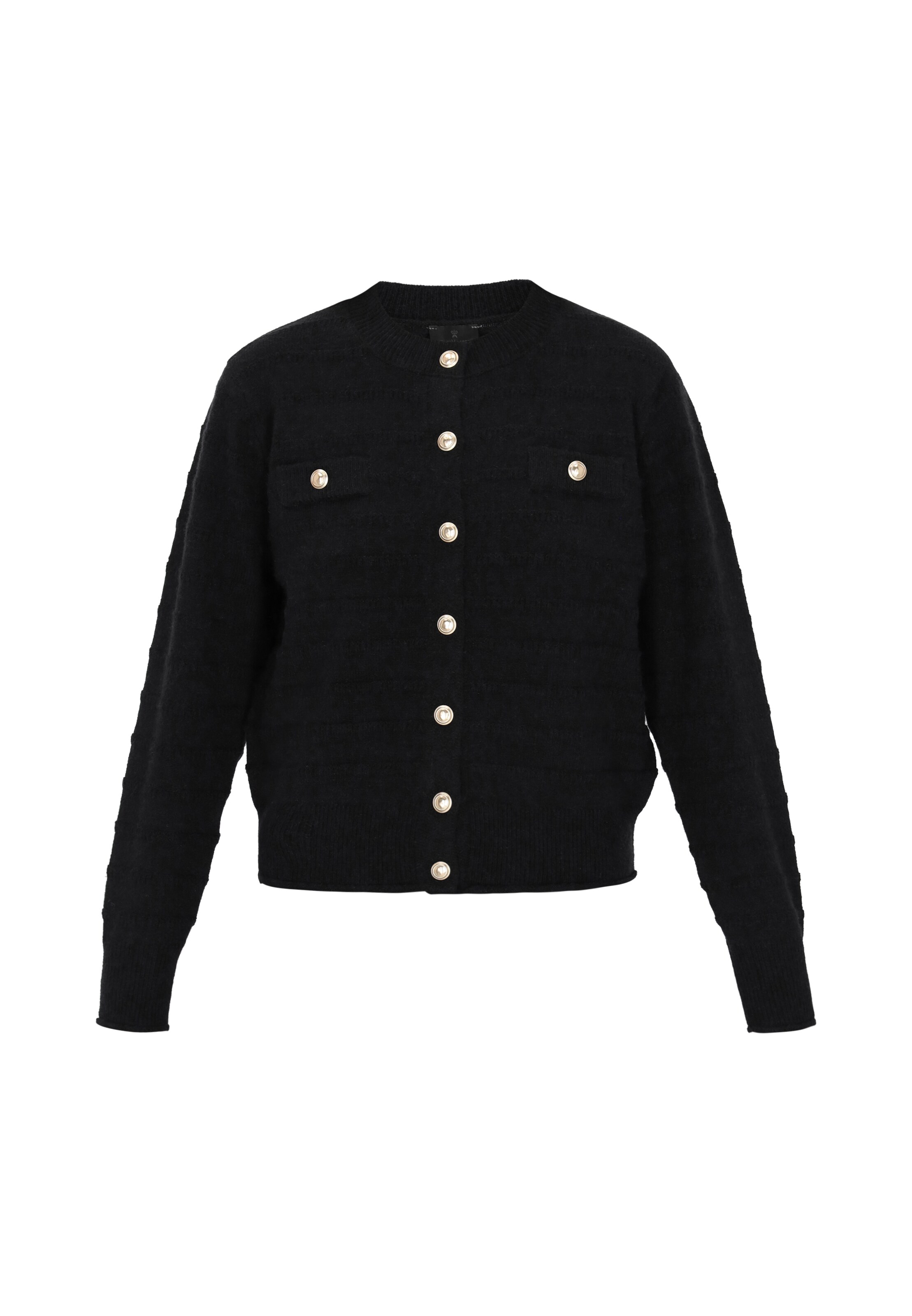 DreiMaster Klassik Neuletakki 'Klassik' värissä musta, Tuotenäkymä