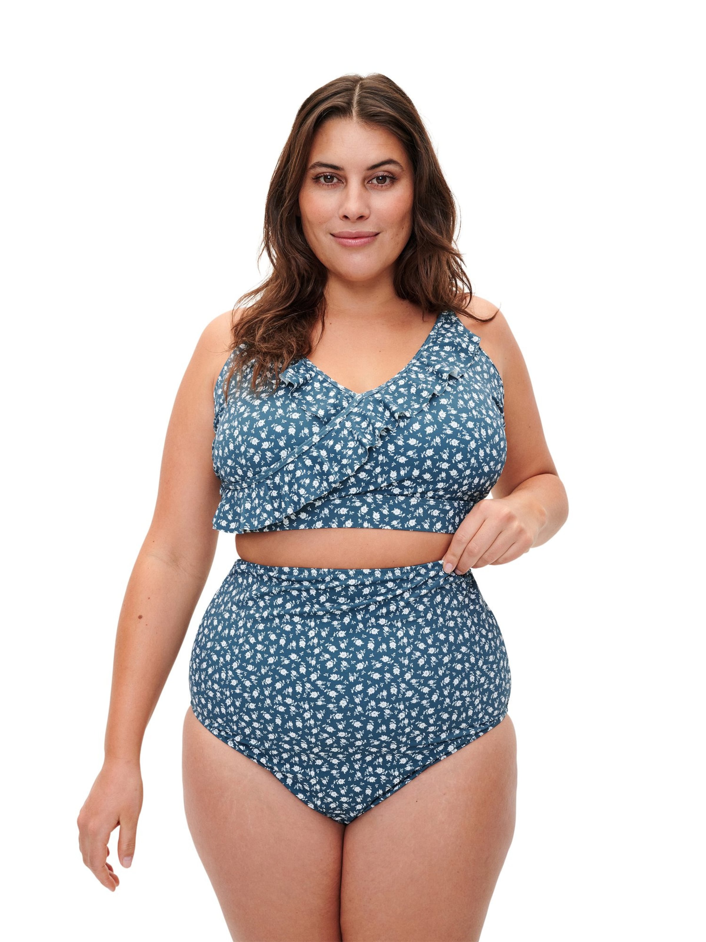 Swim by ZizziBikini donji dio 'Katrin' - plava boja: prednji dio