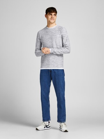 JACK & JONES Svetr 'WINN' – šedá