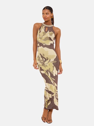 Lipsy - Vestido de punto en verde: frente