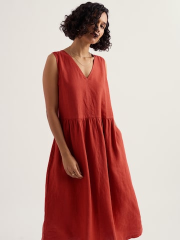 Robe 'Lowland Heather' Seasalt Cornwall en orange : devant