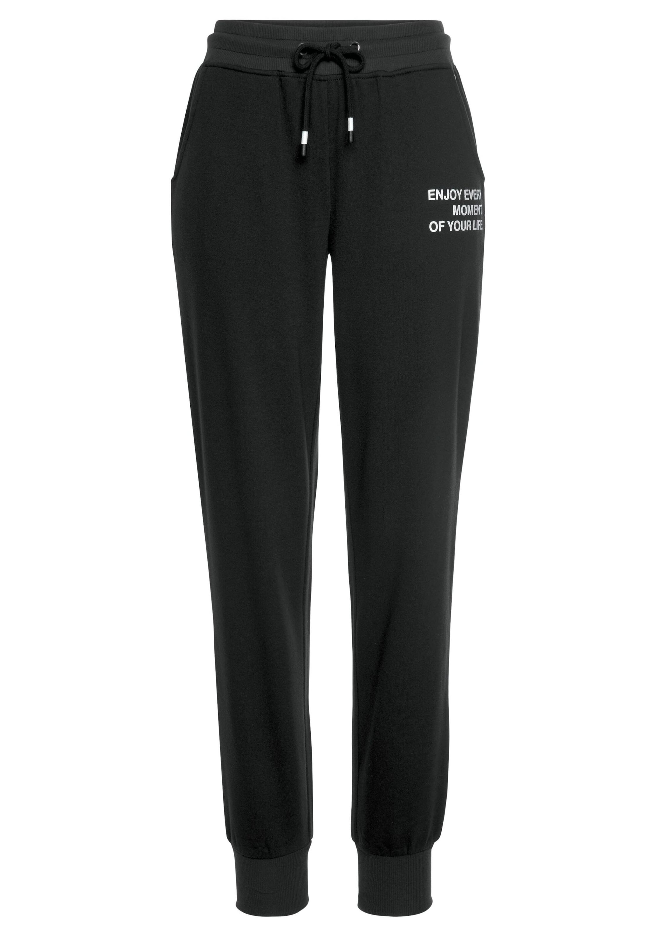 BUFFALO - Tapered Pantalón en negro: frente