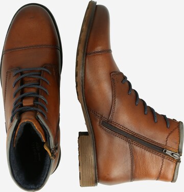 bugatti Lace-Up Boots 'Catano' in Brown