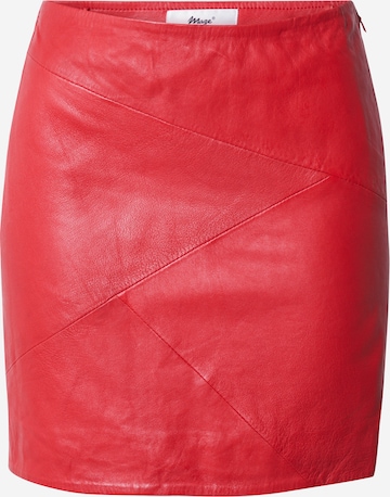 Maze Skirt in Red: front