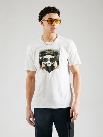 BLEND - Camisa 'JACOB' em branco: frente