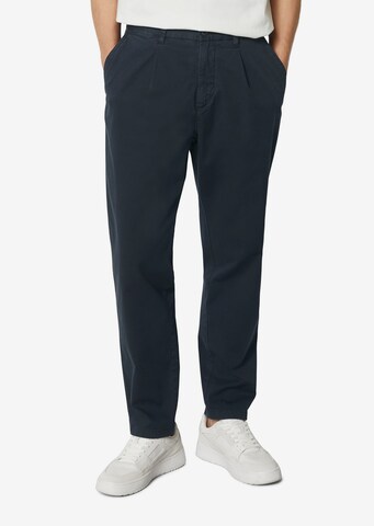 Marc O'Polo Tapered Chino Pants 'BELSBO' in Blue: front