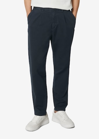 Effilé Pantalon chino 'BELSBO' Marc O'Polo en bleu : devant