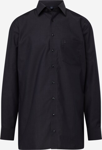 juoda OLYMP Priglundantis modelis Dalykinio stiliaus marškiniai 'Luxor': priekis