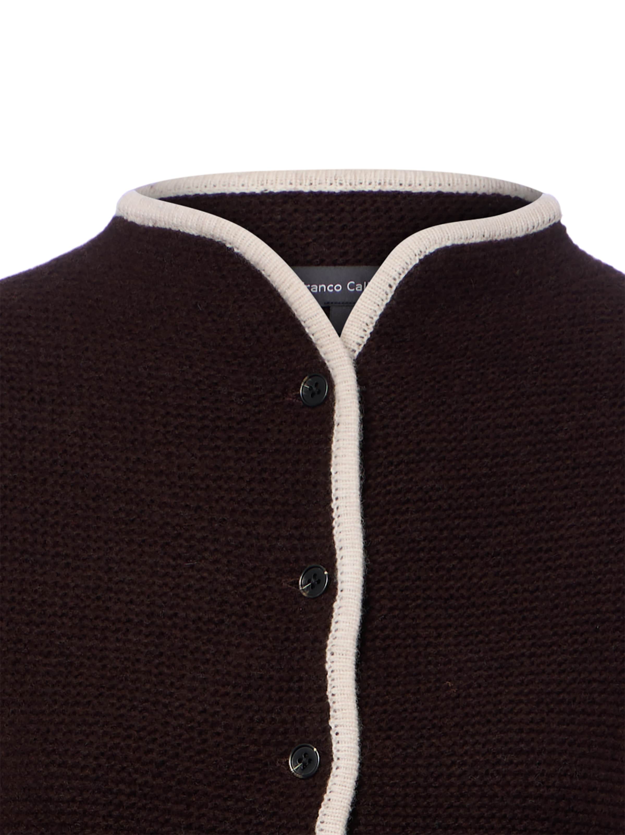 Cardigan Franco Callegari en marron