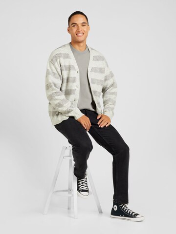 JACK & JONES Knit cardigan 'JCOSPACE' in Grey