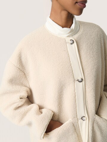 SOAKED IN LUXURY Between-season jacket 'SLThalassa' in Beige
