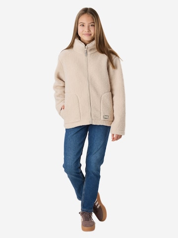 Denim Factory Fleece jas 'Denver' in Wit