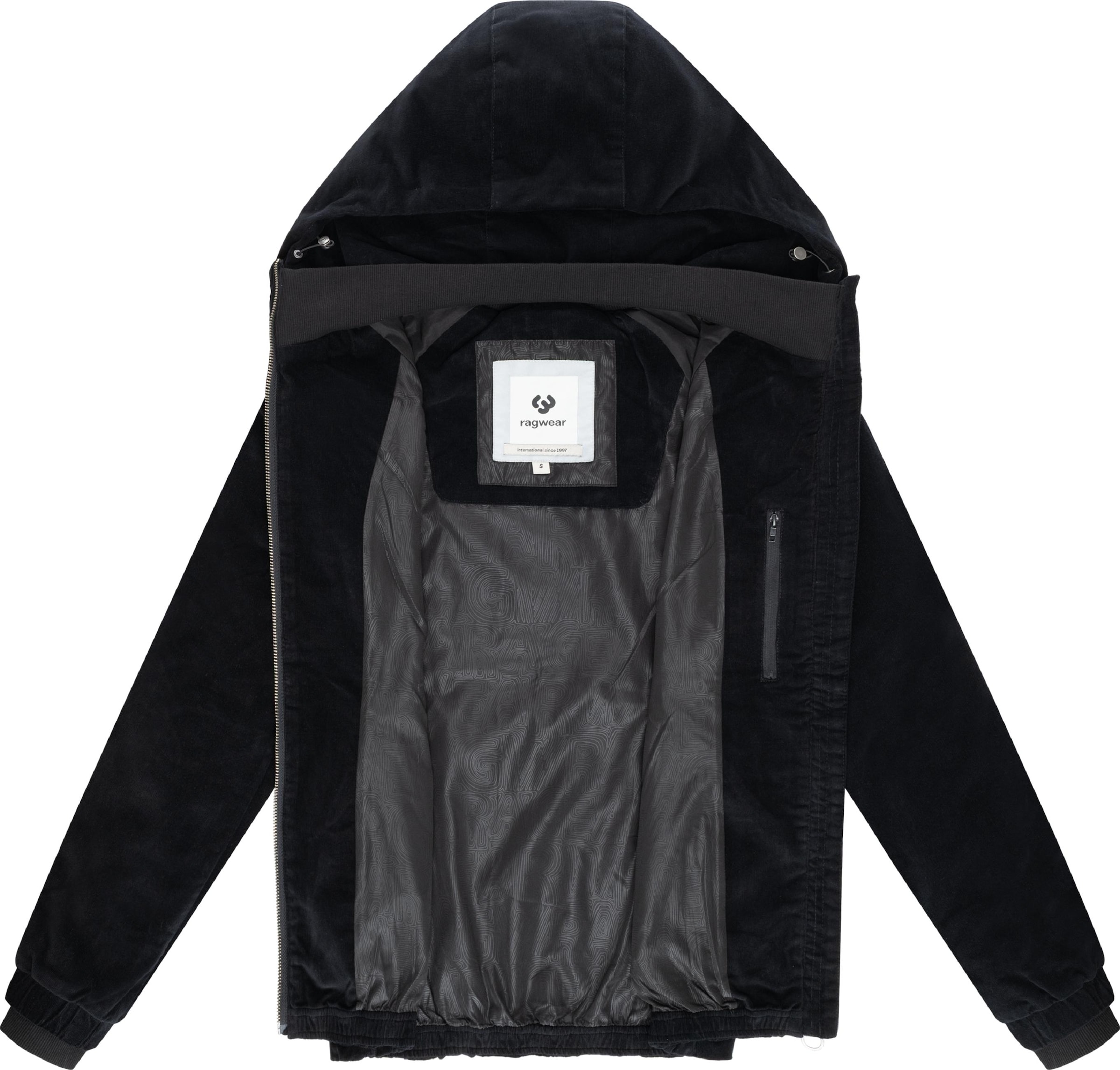 Ragwear Between-Season Jacket 'Youmodo' in Black