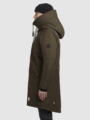 khujo - Parka de inverno 'HANT' em verde