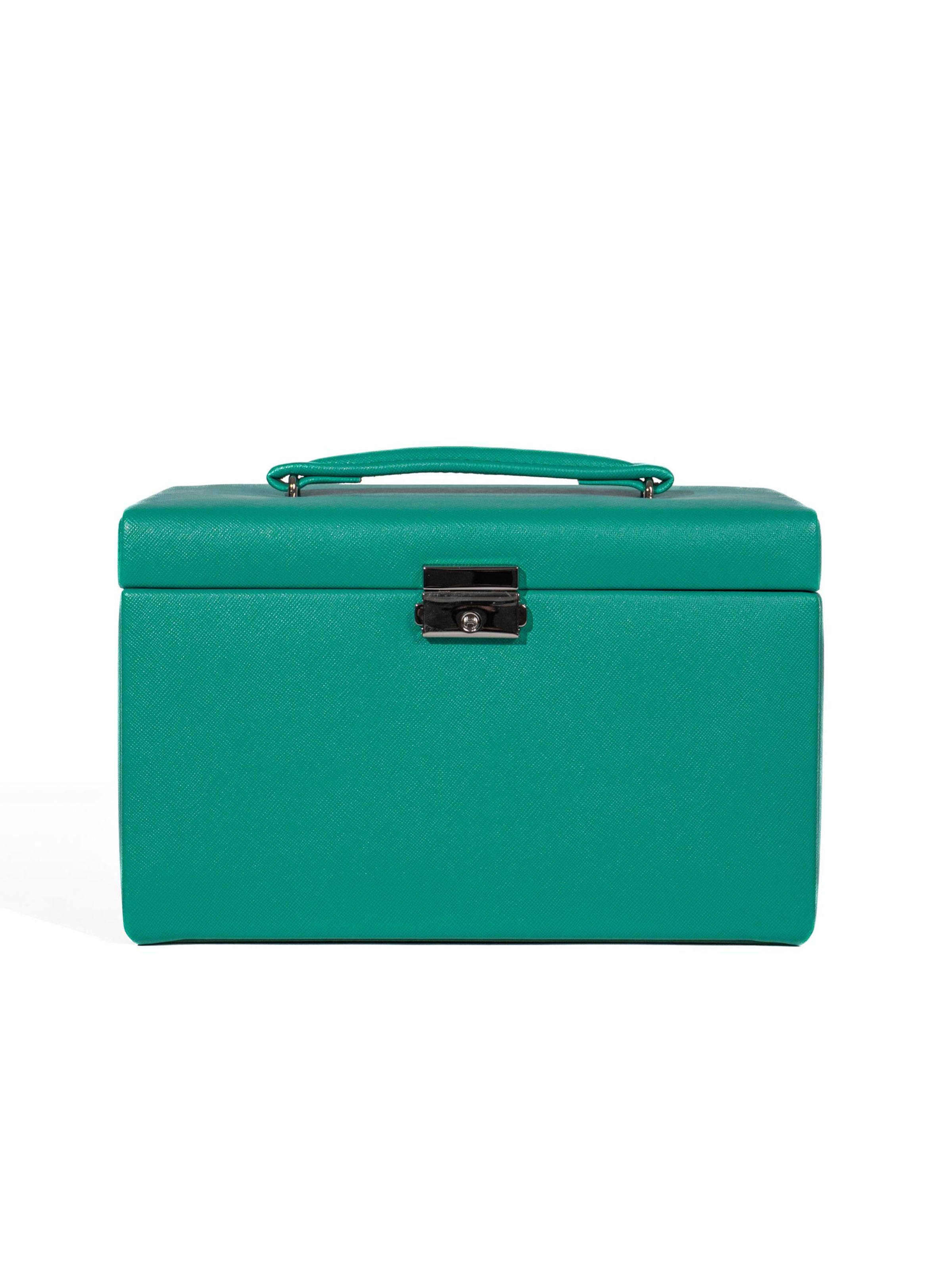Friedrich23 Jewelry storage 'JOLIE Schmuckkästchen - Kreuznarben Optik' in Blue: front