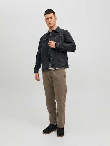 JACK & JONES Prechodná bunda 'Jean' - Čierna