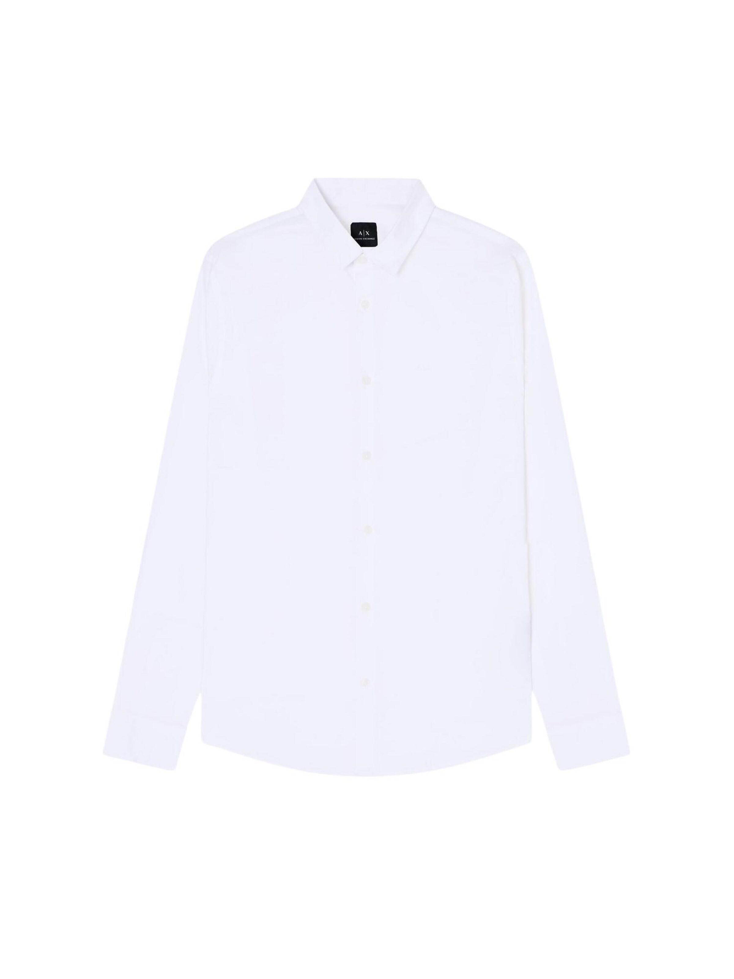 Regular fit Camicia '8NZC31 ZN28Z' di ARMANI EXCHANGE in bianco: frontale