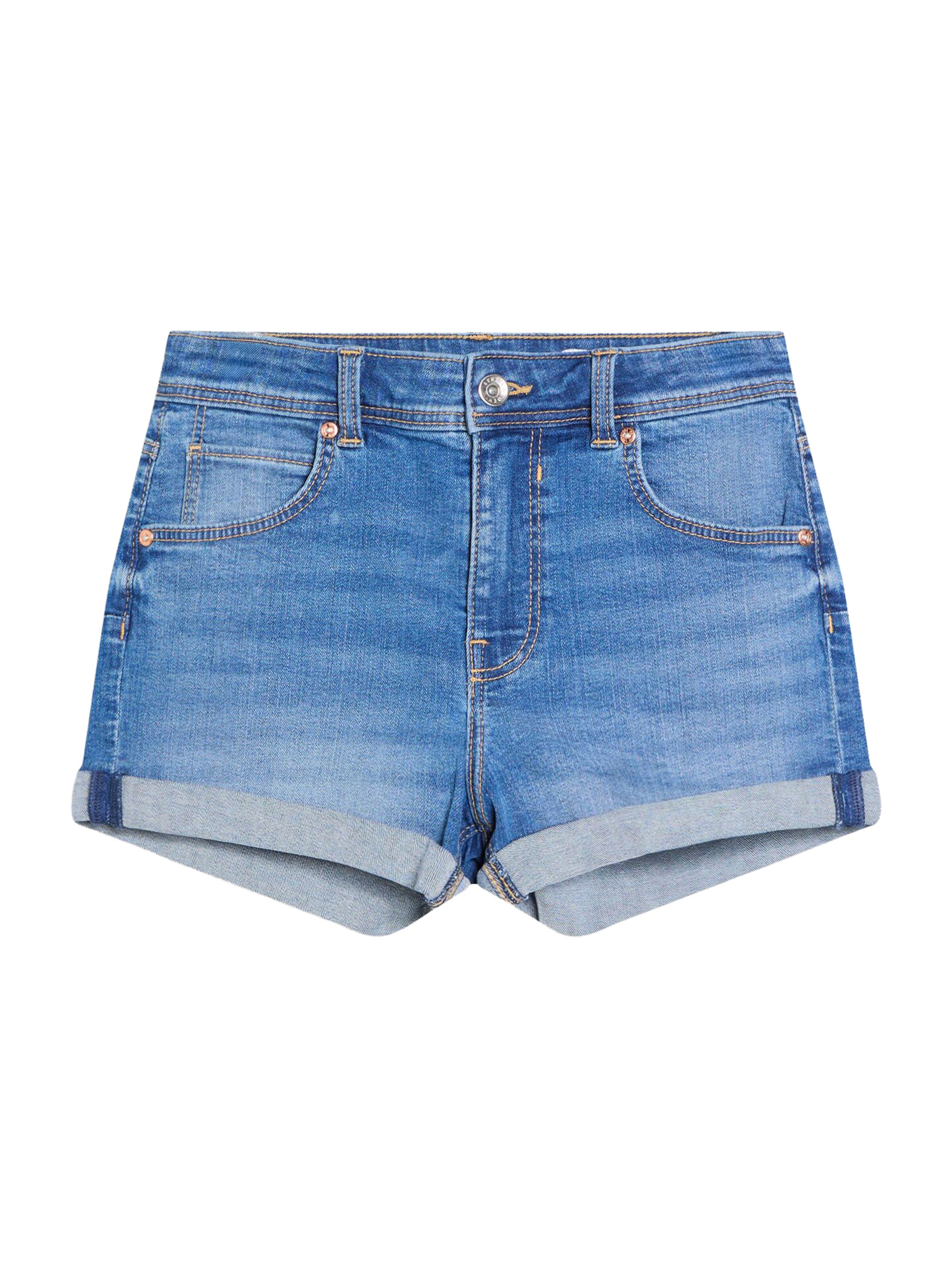 Bershka Jean en bleu denim, Vue avec produit