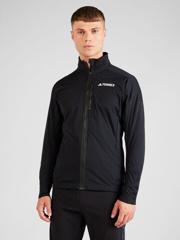 ADIDAS TERREX Sports jacket 'Xperior' in Black: front