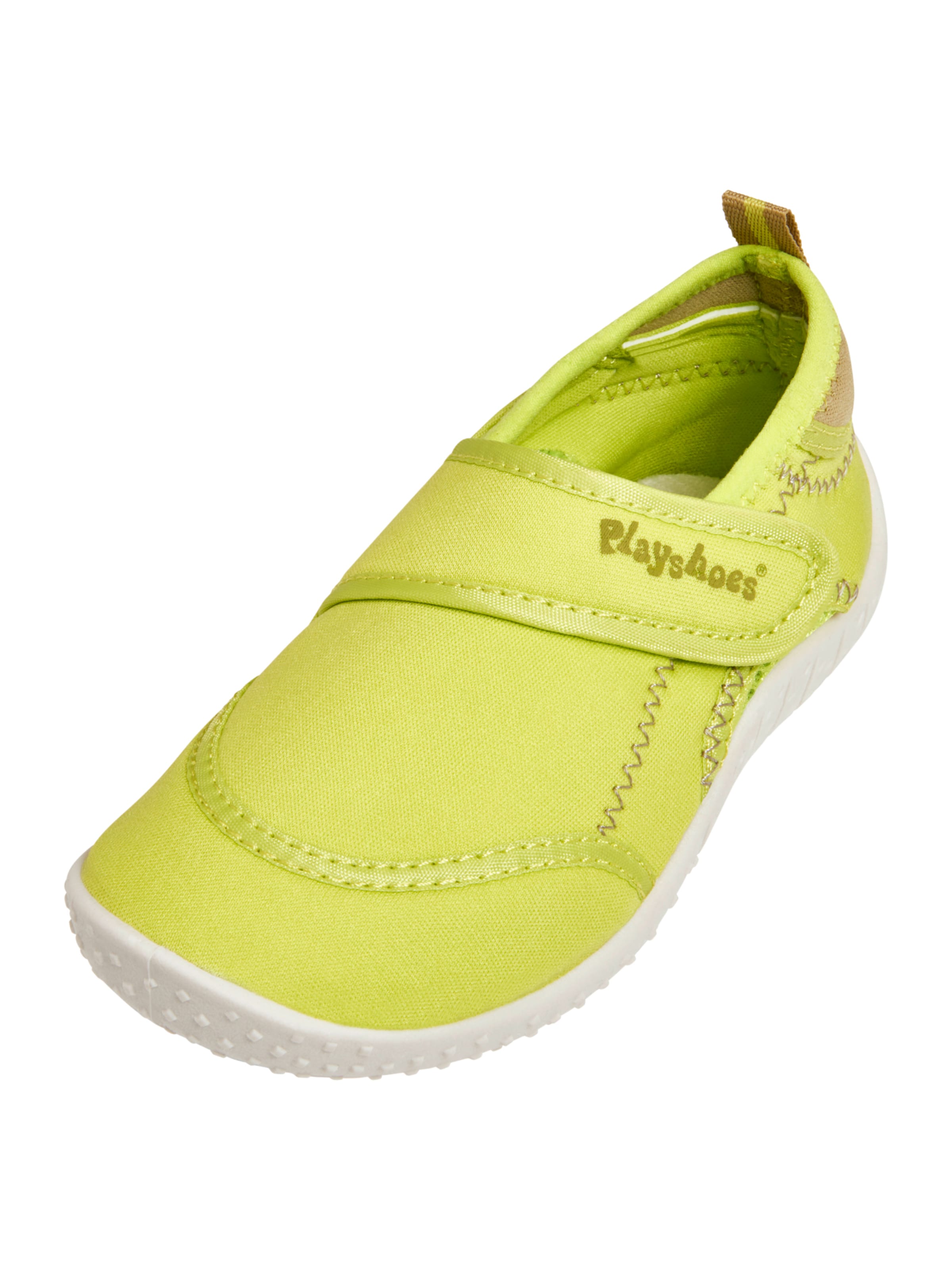 PLAYSHOES Badeschuh in Grün: Vorderseite