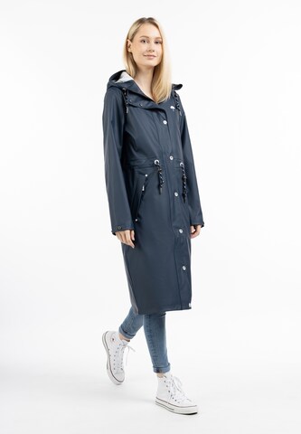 Manteau fonctionnel Schmuddelwedda en bleu : devant