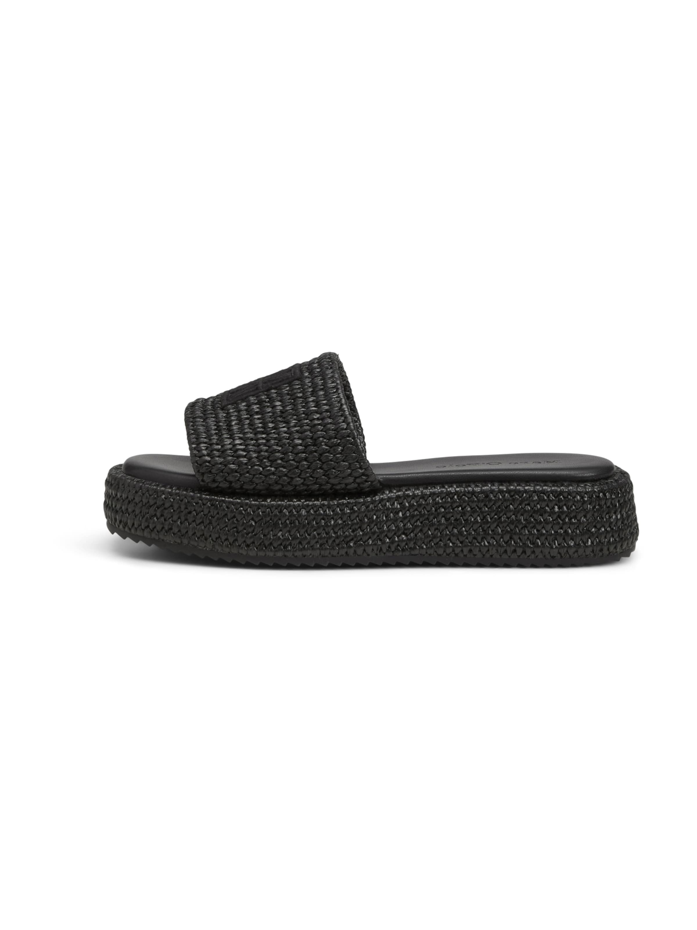 Marc O'Polo Mules in Black: front
