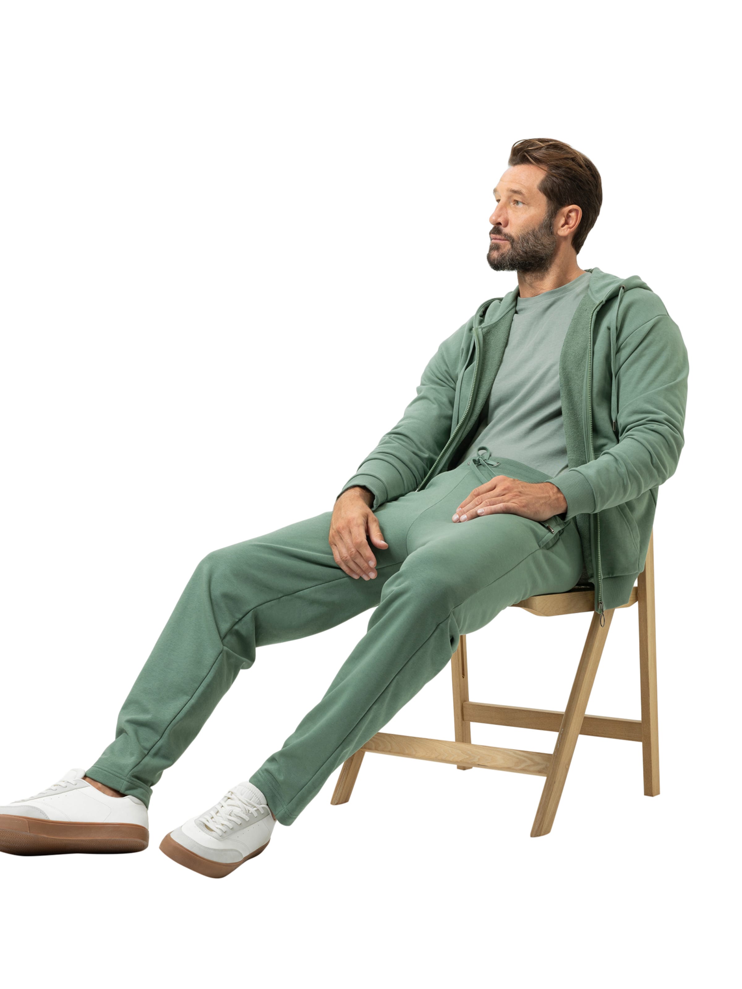 Mey Regular Hose 'Terry Essentials' in Grün