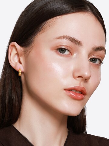 Heideman Ohrringe 'Zelma' in Gold: Vorderseite