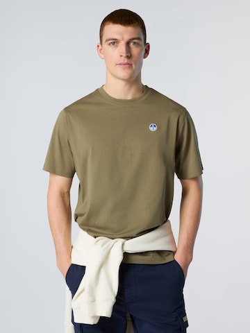 T-Shirt North Sails en vert : devant