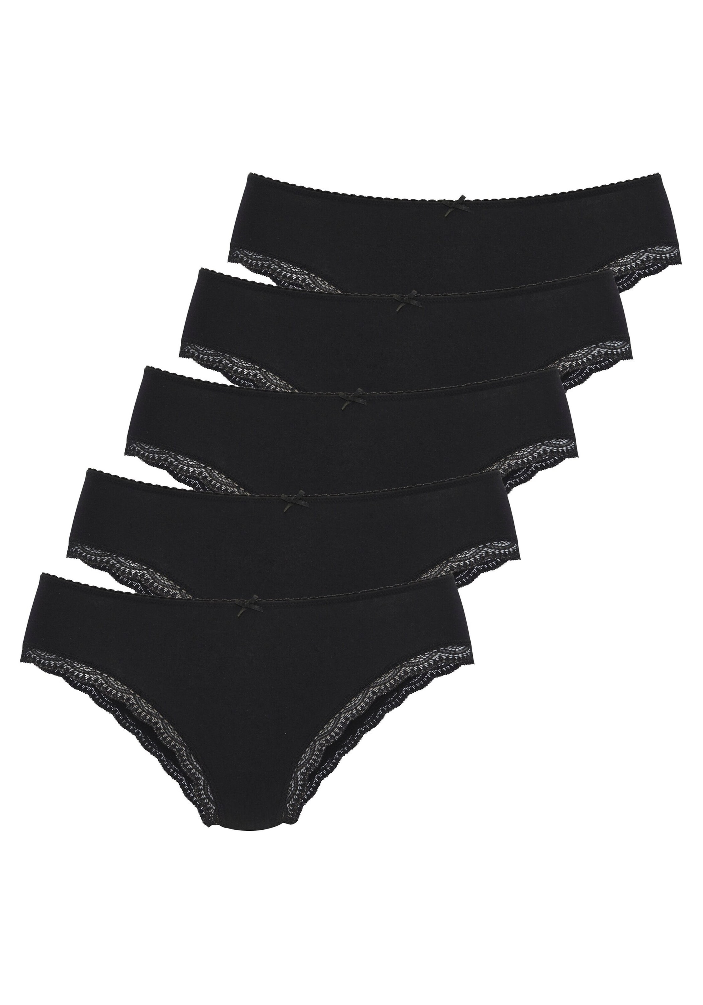 LASCANA Slip in Schwarz: Vorderseite