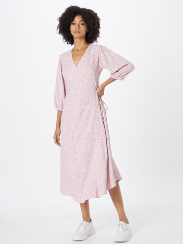 Kauf Dich Glücklich Shirt Dress in Pink: front